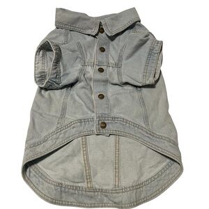 NWT Reddy Denim Dog Jacket - Light Wash, XL